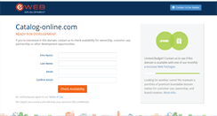 Desktop Screenshot of catalog-online.com